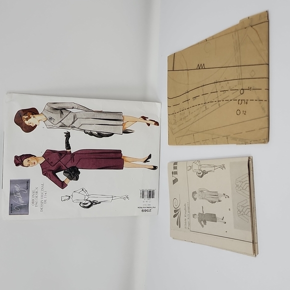 Vogue Vintage Model Dress Pattern 12-14 Uncut - Picture 4 of 5